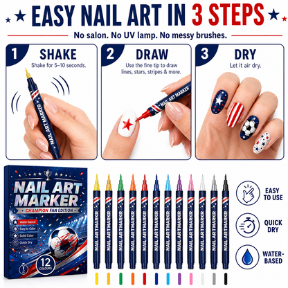 Show Your Team Spirit Right on Your Nails  Support your favorite team with bold, eye-catching nail designs in minutes.