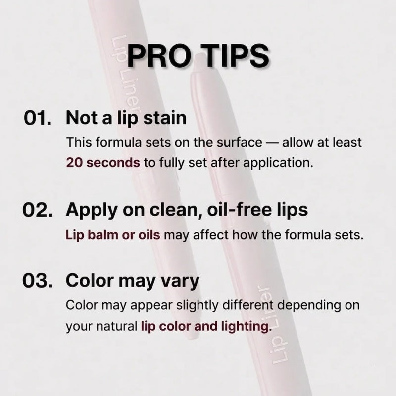 Easy Glide Lip Liner — Creamy,12 Curated Shades 💋BUY 1 GET 1 FREE