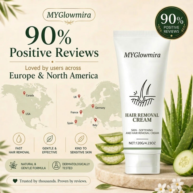Natural Gentle Hair Removal Cream | For Women & Men, Sensitive Skin