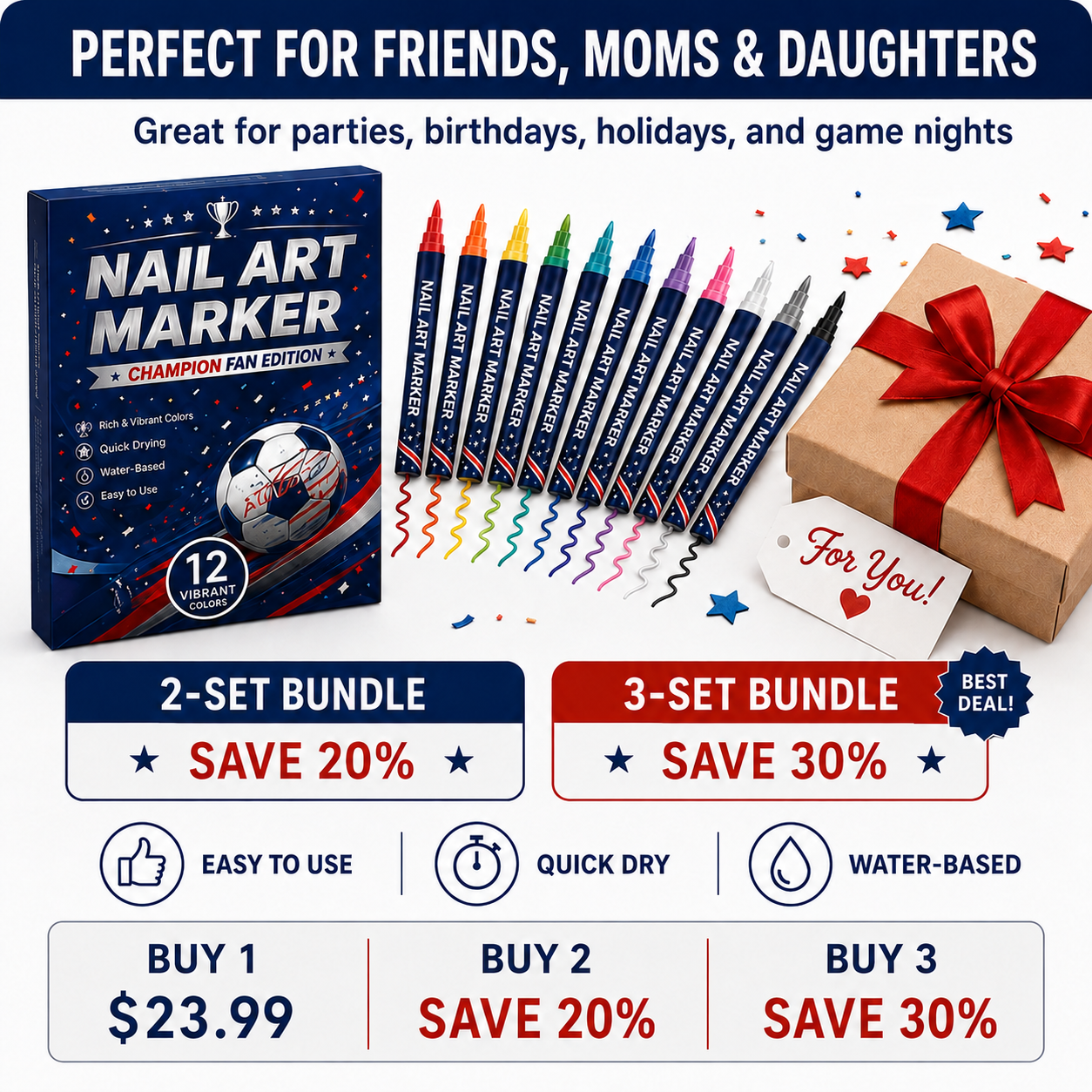 Show Your Team Spirit Right on Your Nails  Support your favorite team with bold, eye-catching nail designs in minutes.