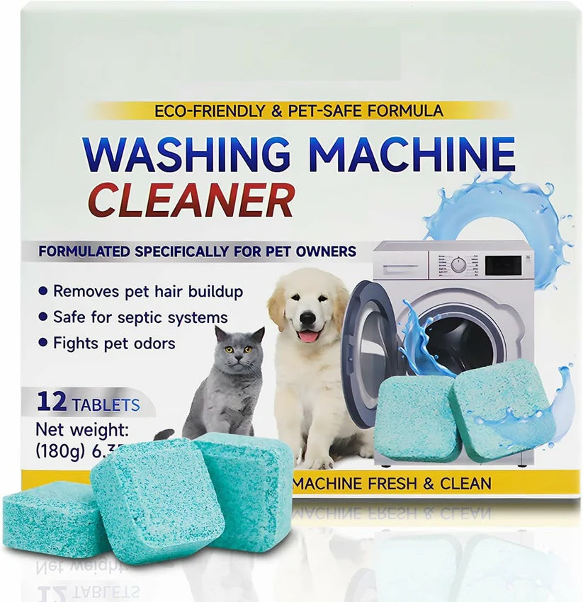 🔥Eco-Friendly Washing Machine Cleaner Fights Pet Odors & Hair Build-Up for Fresh Clean Machines