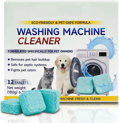 🔥Eco-Friendly Washing Machine Cleaner Fights Pet Odors & Hair Build-Up for Fresh Clean Machines