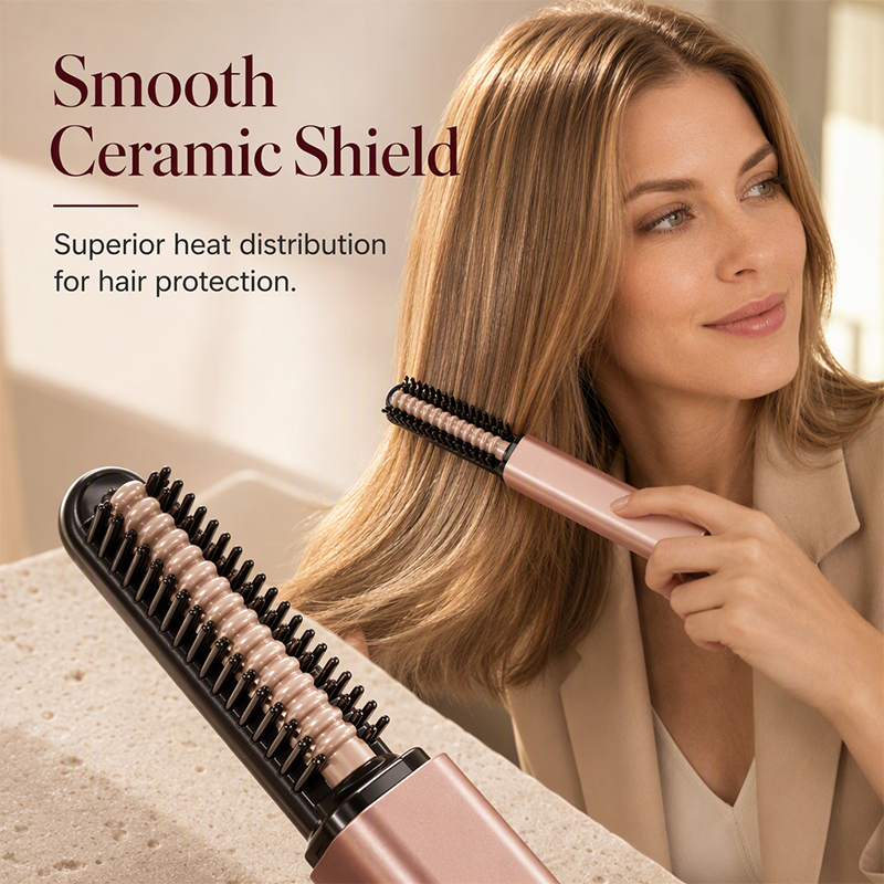 💐Hot Sale-60% OFF🩷Portable Wireless Mini Hair Styler with Comb👩Shape hair in 3 seconds! Create gorgeous hairstyles anytime anywhere.