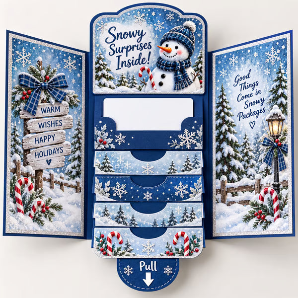 🔥LAST DAY 50% OFF - 2026 New 🎅💳 Waterfall Christmas Gift Card Booklet ✨