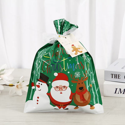🎄Drawstring Christmas Gift Bags 🎅Christmas Early Bird Offer: 50% OFF!