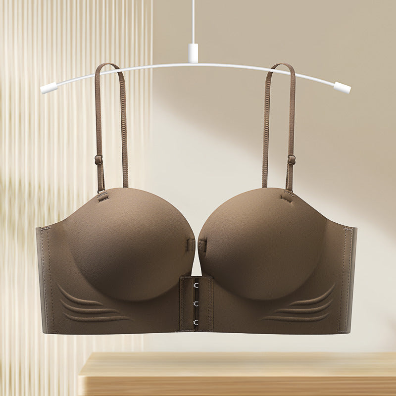 💜Seamless Front Closure Bra With Adjustable Straps